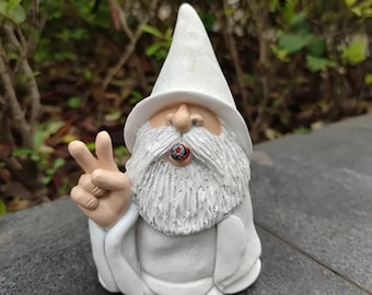 Latex mold gnome dwarf peace gnome for casting