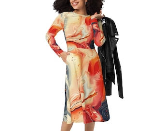 Boho midi dress - Boho chic clothing for the hippie goddess