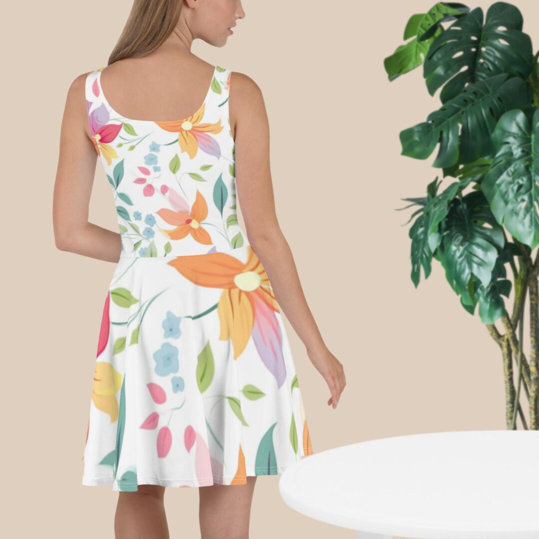Flowers on the Table Skater Dress main image 0
