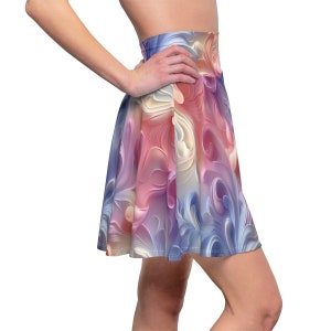 Vintage-Inspired Boho Skater Skirt: Retro Women&#39;s Clothing