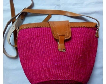 On sale! Original Kiondo Handbags/ Hand woven Sisal bag/ Women summer bags./Christmas gift for her