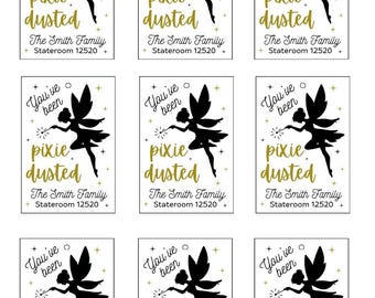 Personalized Pixie Dust Gift Tags - Digital File - 9 per page