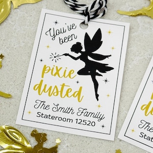Printed Pixie Dust Gift Tags: Personalized Set of 8