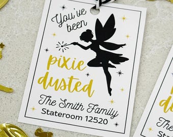 Printed Pixie Dust Gift Tags: Personalized Set of 8