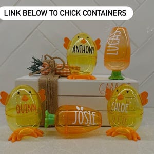 Personalized Easter Carrot Treat Holder: Easter Basket Filler zdjęcie 12