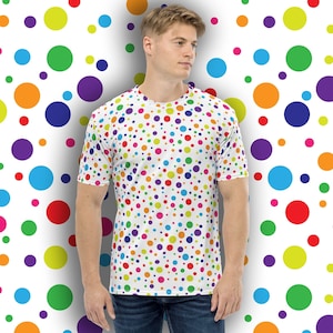 Multi colored polka dot shirt outlet
