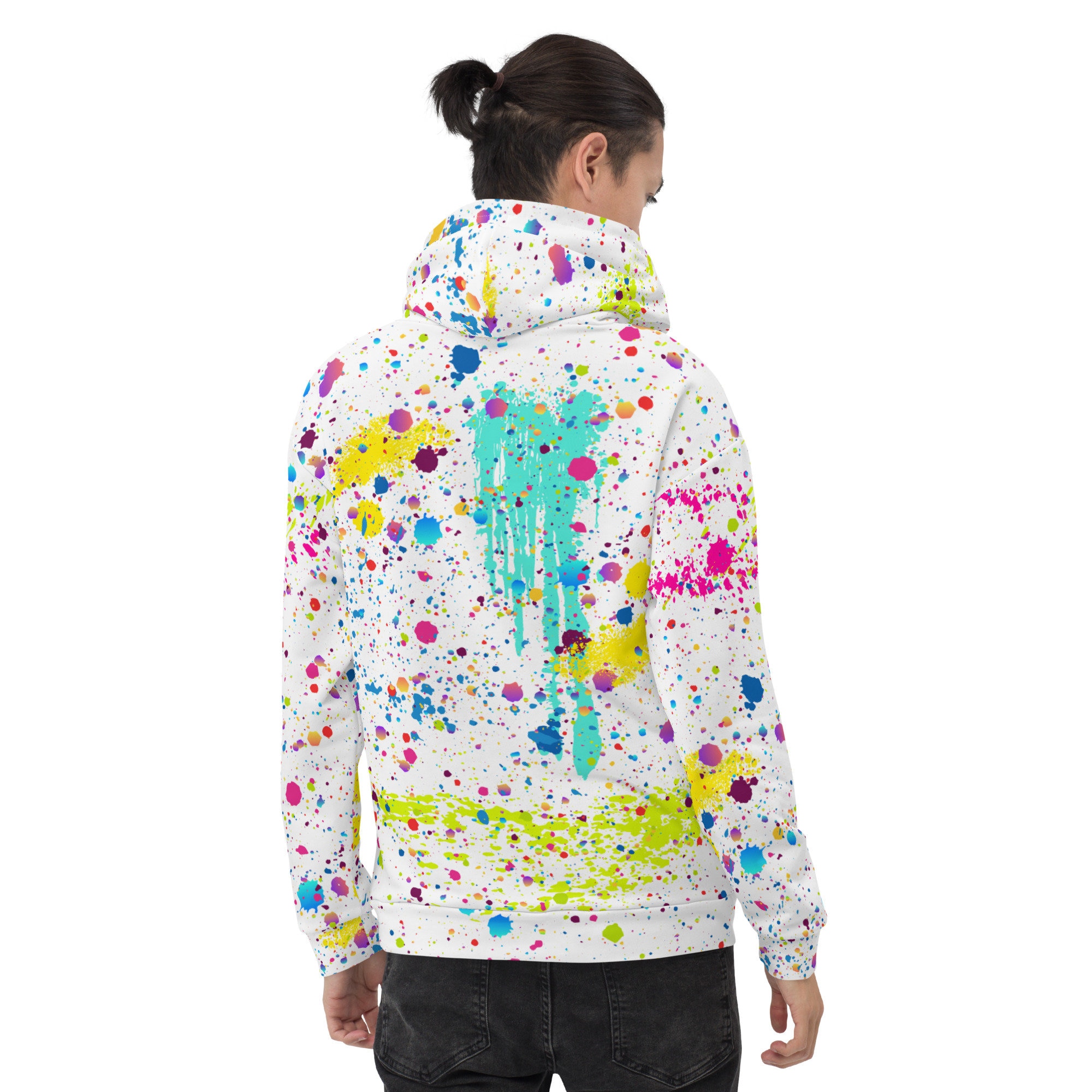 Graffiti Hoodie - Unisex Recycled Hoodie With All-over Paint