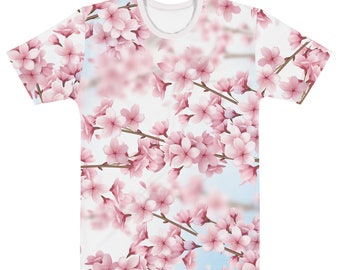 送料無料の商品 Crew Men's - Shirt Blossom Cherry Neck All-over With Tee Clothing