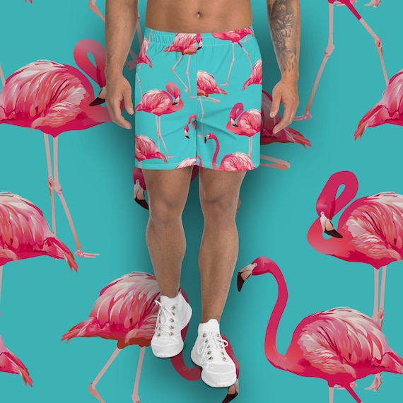 Pink flamingo hotsell shorts mens