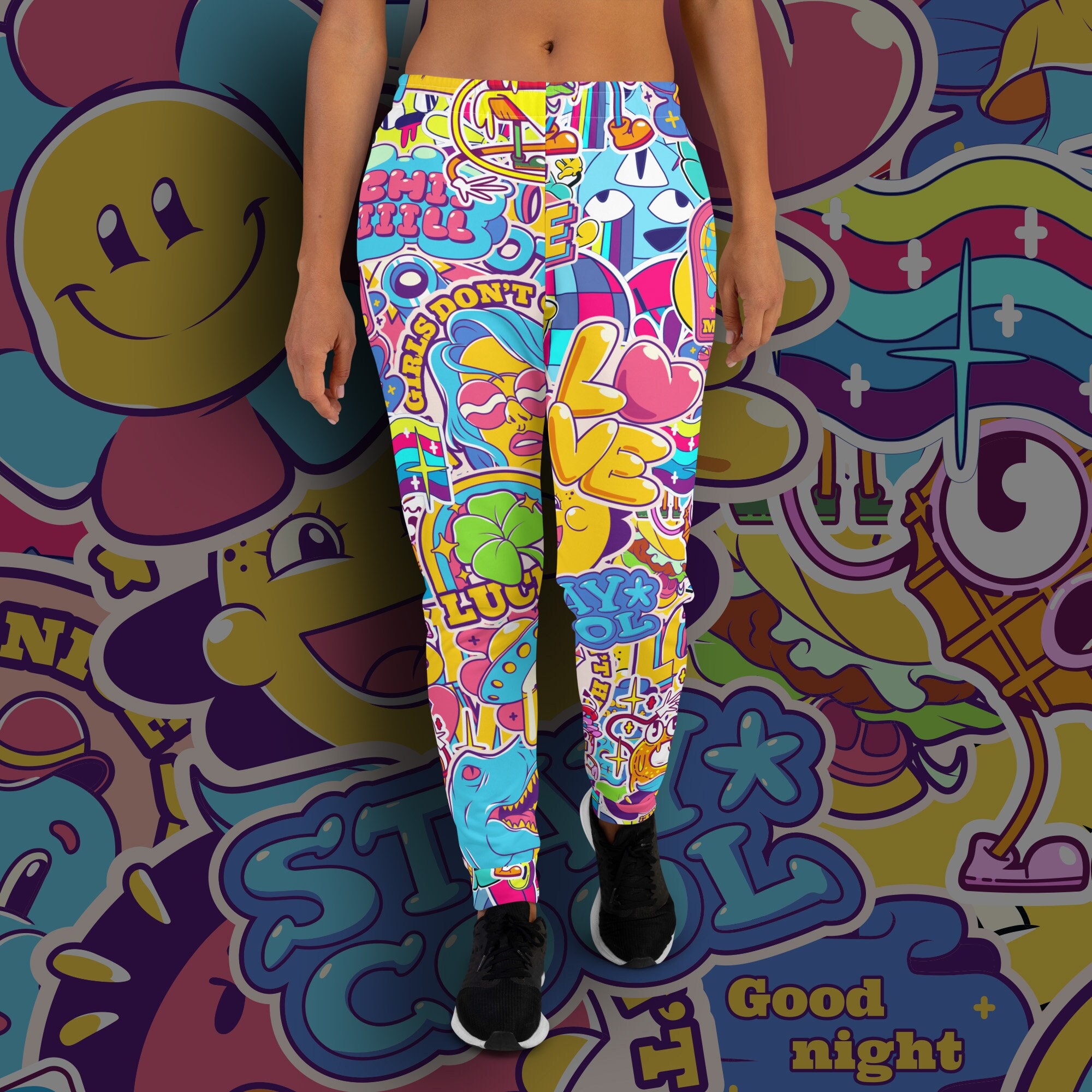 100 emoji sweatpants sale