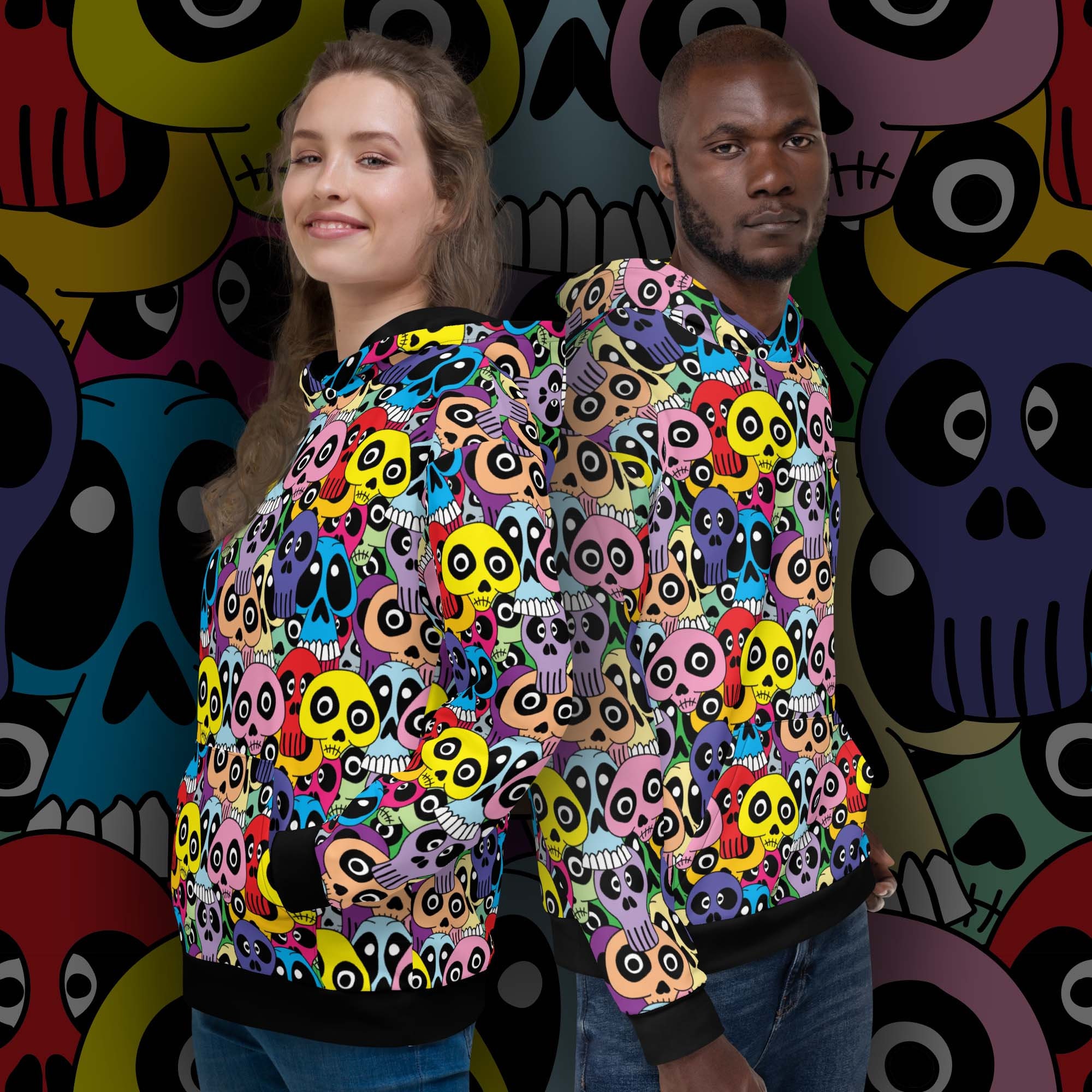 Bape skull hoodie hot sale