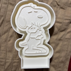 Snoopy and Woodstock Freshie Mold