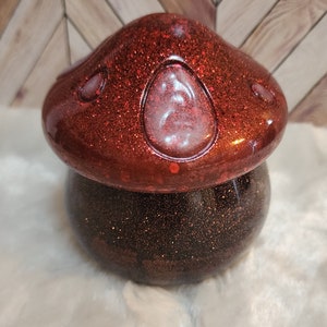 Mushroom Trinket Box - Custom Resin Box/Mushroom Gifts/Jewelry Box/Functional Decor/Gifts for Her/Gifts for him