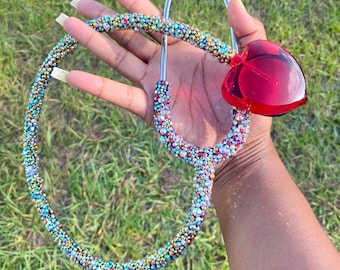 Bedazzled stethoscope, Jewel stethoscope, decorative stethoscope