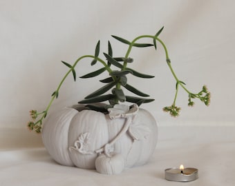 Pumpkin Planter, Halloween Pumpkin Plant Pot, Pumpkin Succulent Planter, Thanksgiving Table Decor, Halloween Decoration Gift