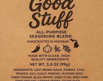 The Good Stuff All-Purpose Seasoning Blend | Michigan Handcrafted Dry Rub (3.5 OZ)