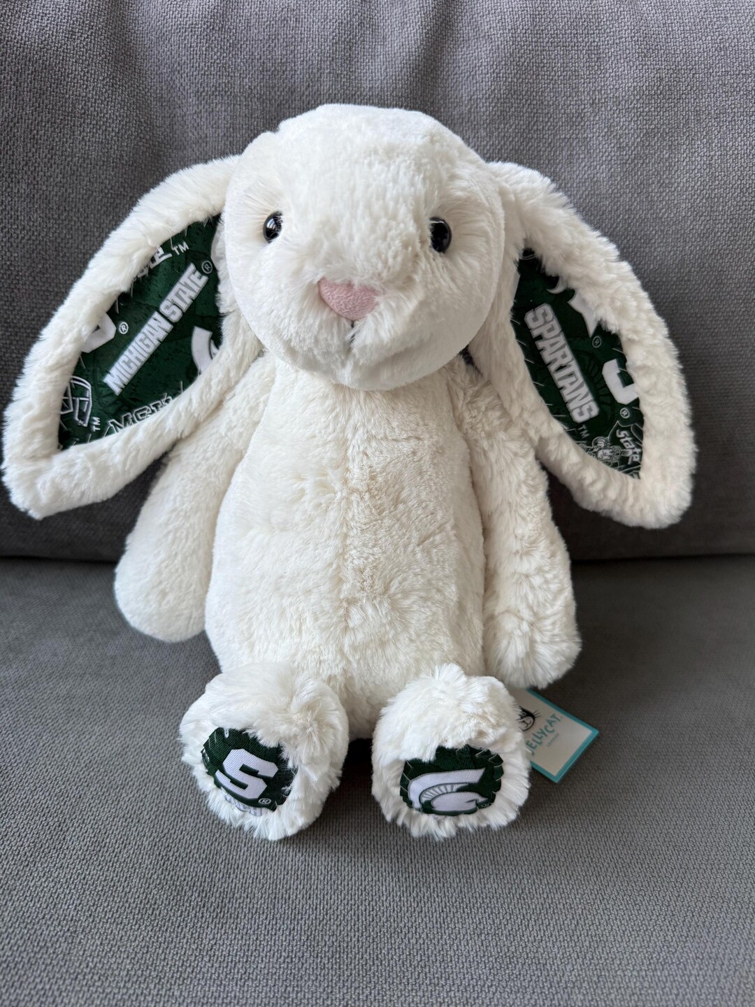 College Bunny - Cream - Made With Official Michigan State University ...