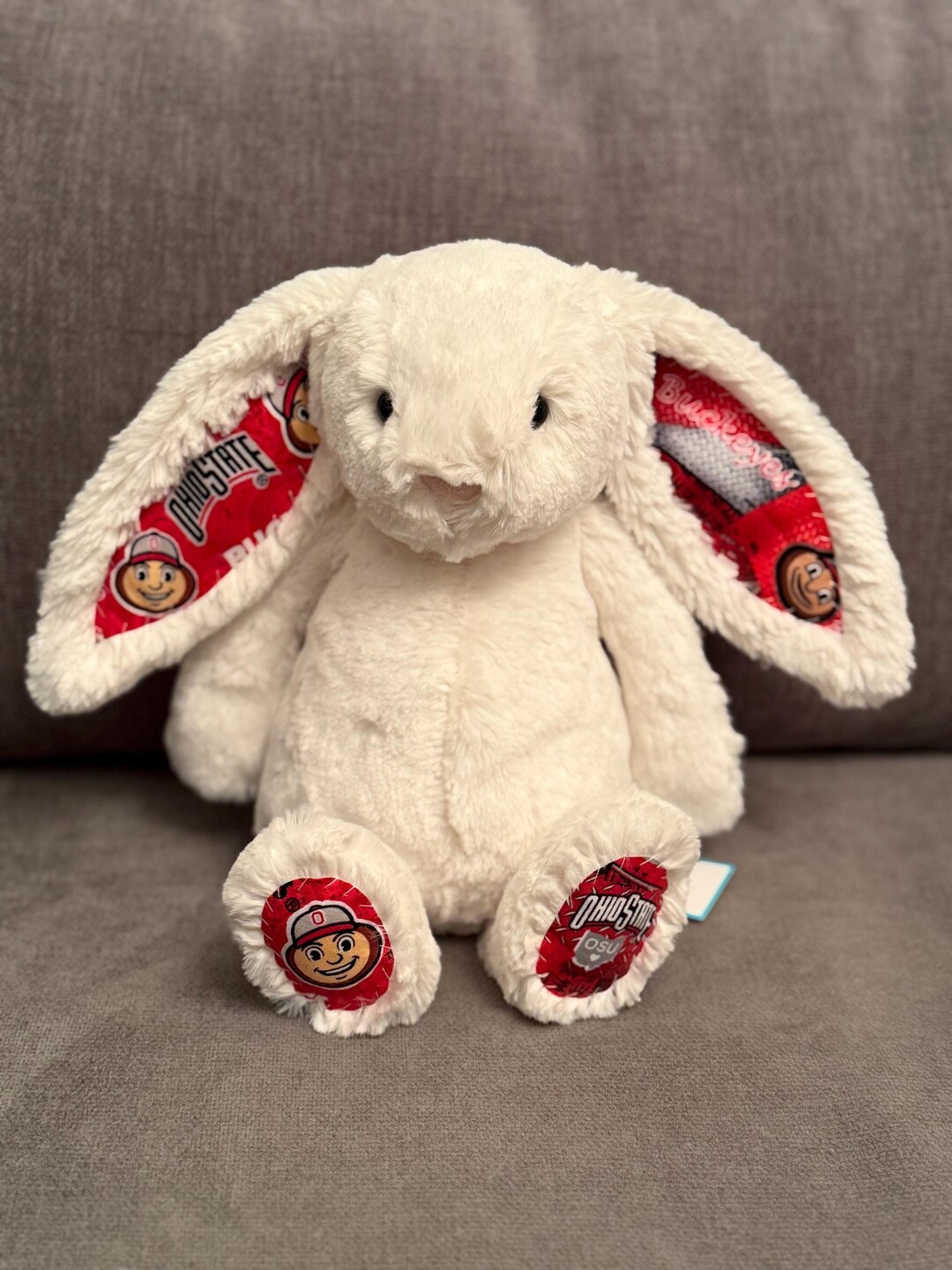College Bunny - Cream - Made With Official Ohio State University Fabric ...