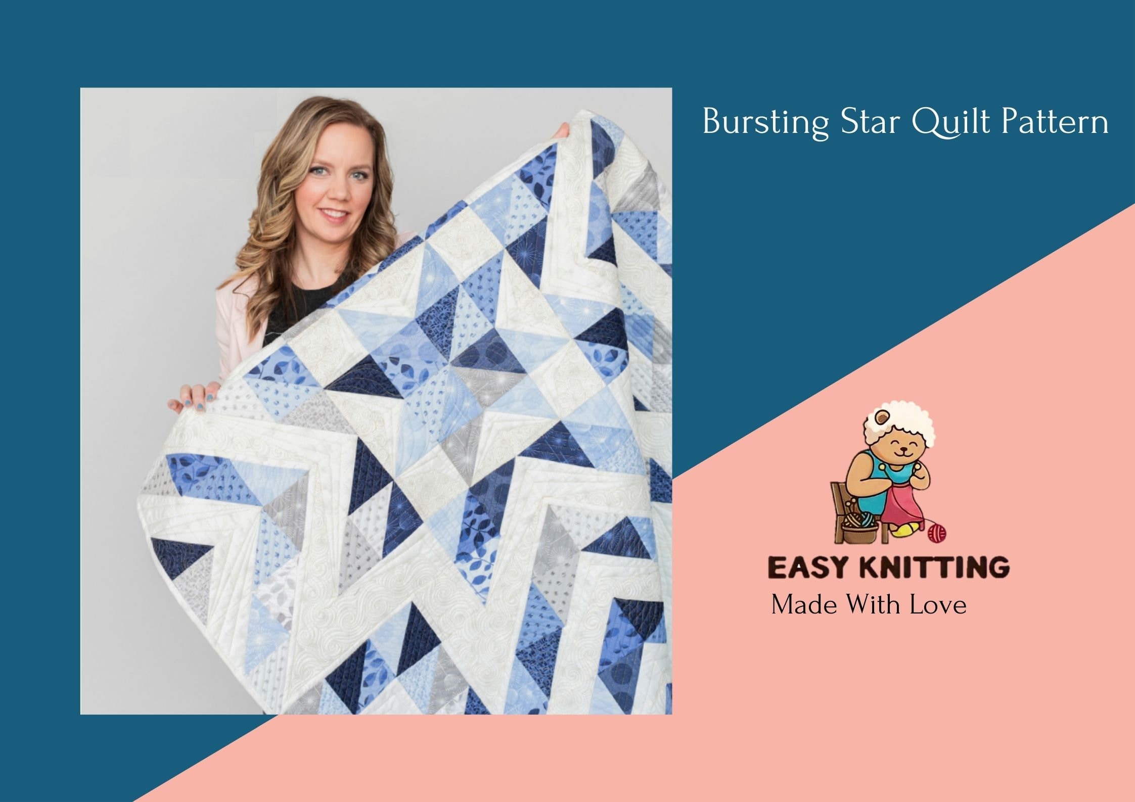 Bursting Star Quilt Pattern Etsy