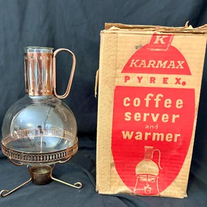 Vtg Pyrex Tea Light Coffee Carafe