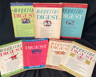 Vtg 1949 Magazine Digest Collection