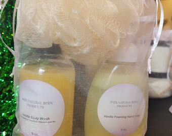 Vanilla Foaming Soap Vanilla Body Wash Set