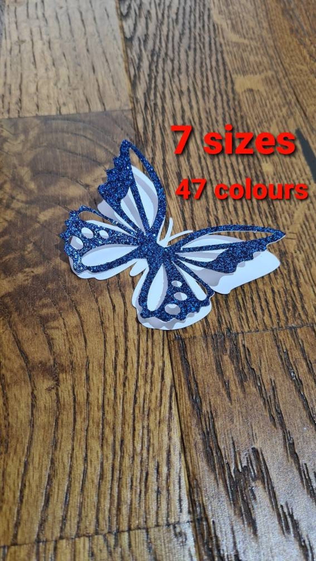 3D Wall Butterflies, Glitter Butterflies, Mirror, Metallic, Girls Room