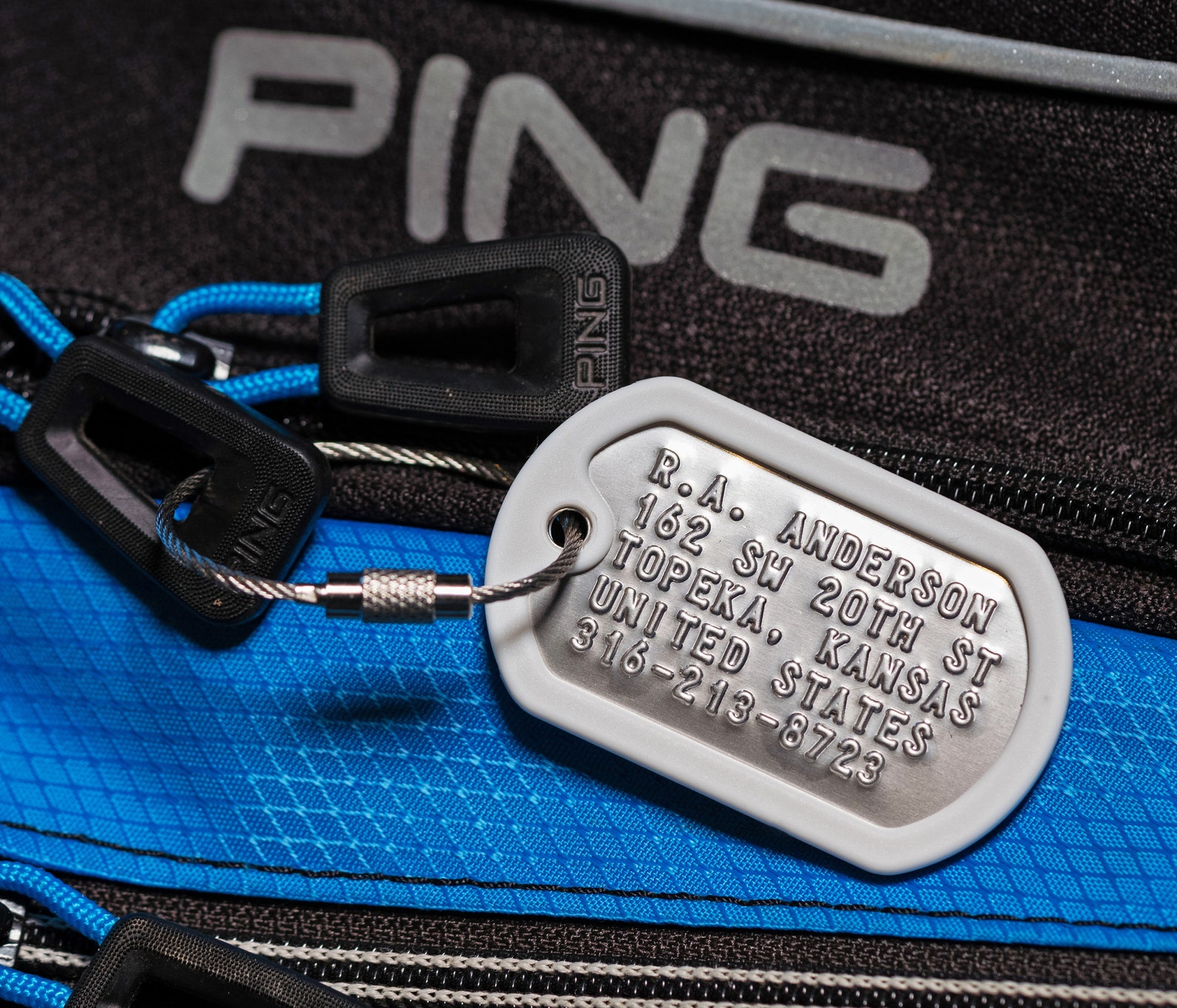 Golf Bag Tag Personalized Golf Bag Tags Golf Bag Name Tags Etsy