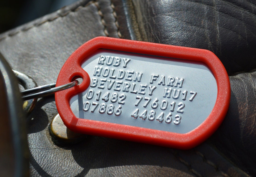 Toughtags Horse ID Tag, Bridle Tag, Horse Name Tag, Halter Tag, Horse