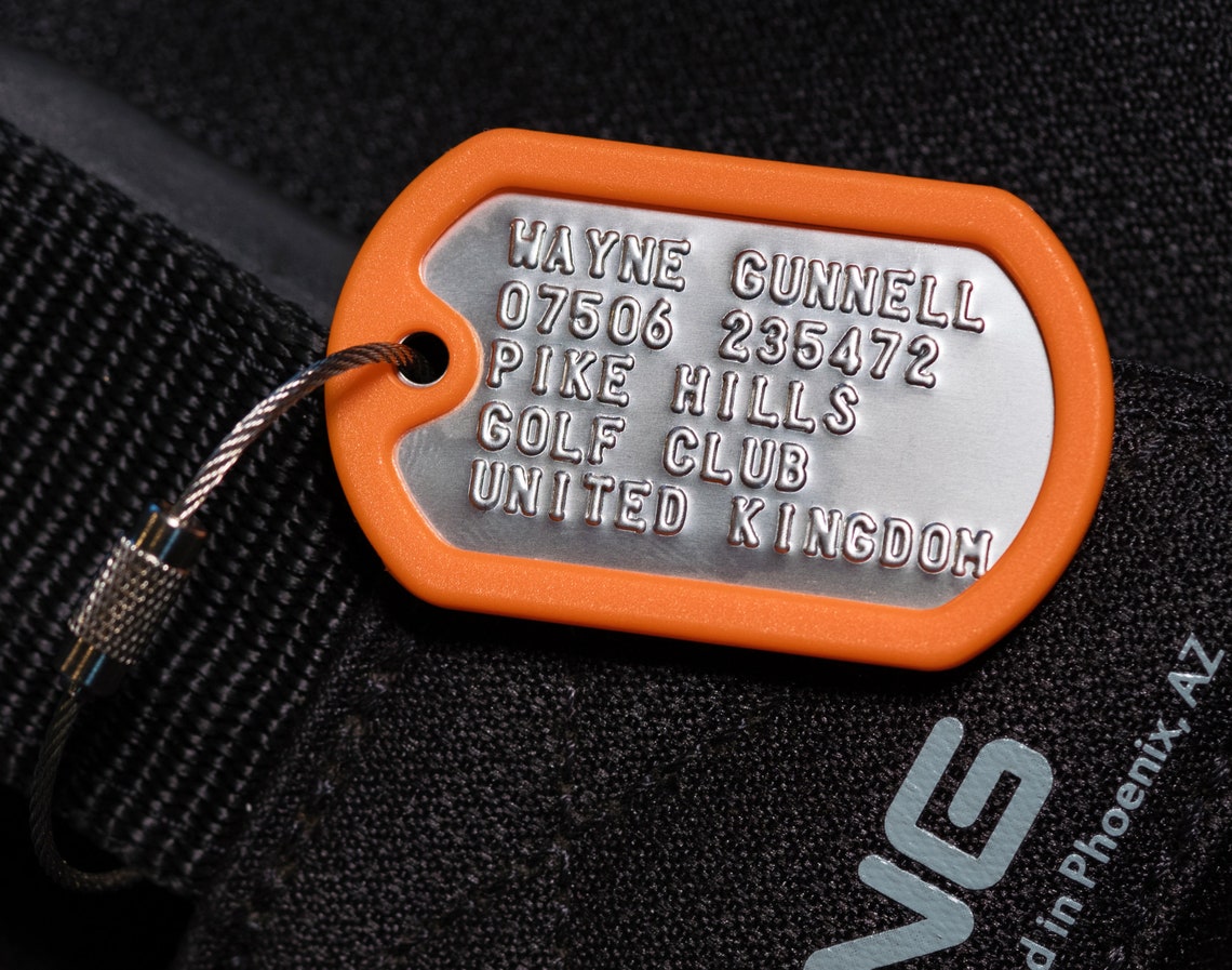 Golf Bag Tag Personalized Golf Bag Tags Golf Bag Name Tags Etsy