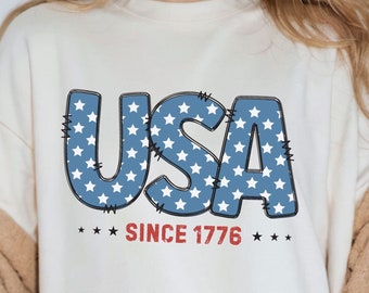 USA Since 1776 Png, 4th Of July Png, Patriotic Png, American Flag Png, Retro America Png, 4th Of July T-shirt Design, Freedom Png, 1776Shirt