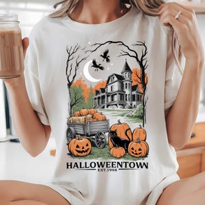 Halloweentown Est 1998 png, Vintage Halloweentown University png, Retro Halloween Fall png, Trendy Halloween png, Pumpkin Halloweentown png