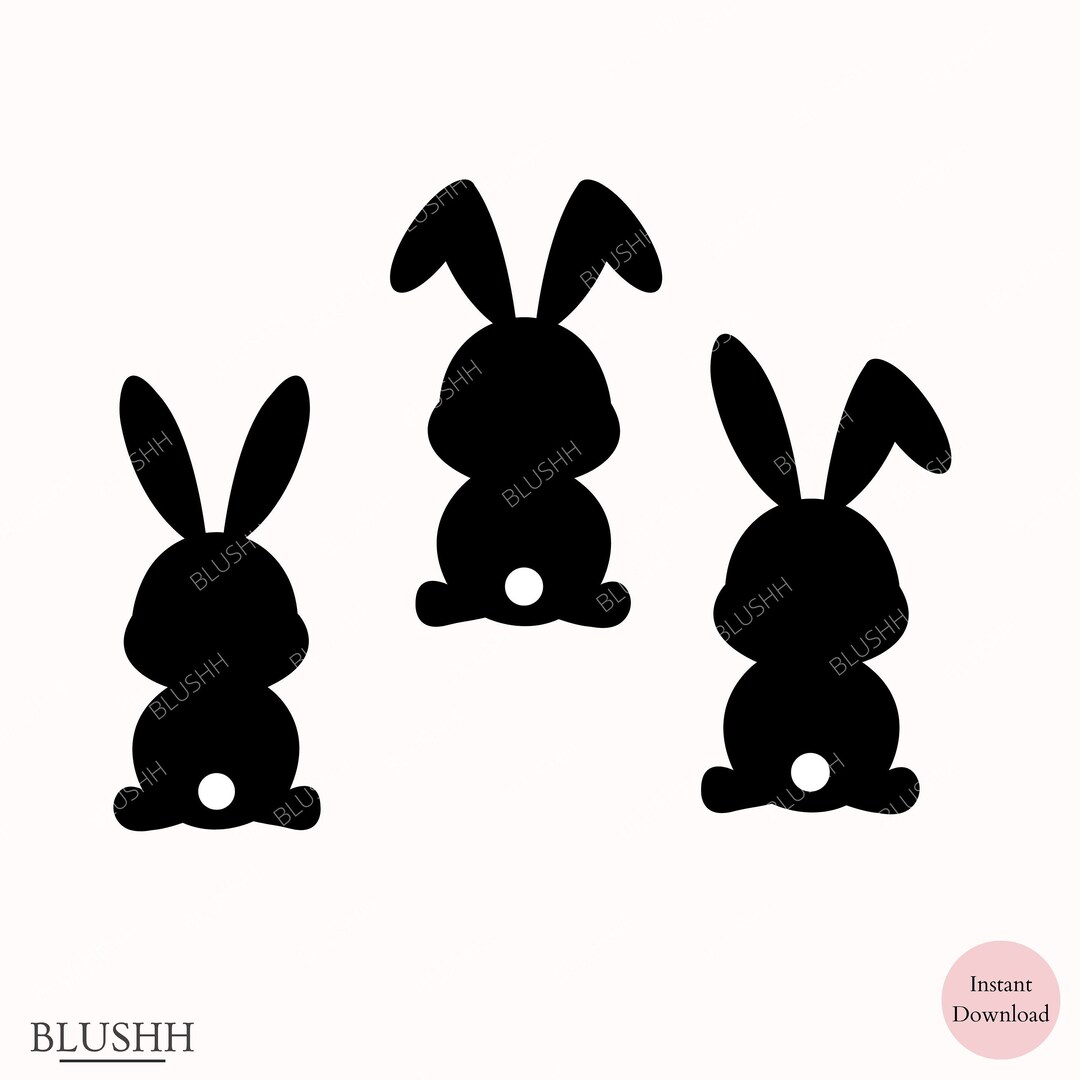 Easter Bunny SVG PNG Bundle Spring Bunny Png Cricut Easter Cut File ...