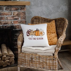 Höst Thanksgiving SVG, Tis The Season tröja svg, pumpa svg, fotboll svg, höst Png Svg-filer Cricut sublimering, höst höst tröja mugg bild 5