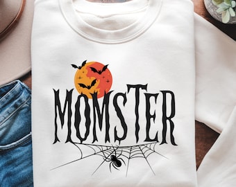 Momster png, Halloween Mom png, Funny Mom Halloween png, Spooky Vibes png, Spooky Mom png, Scary Halloween png, Witchy Woman png, Mombie png