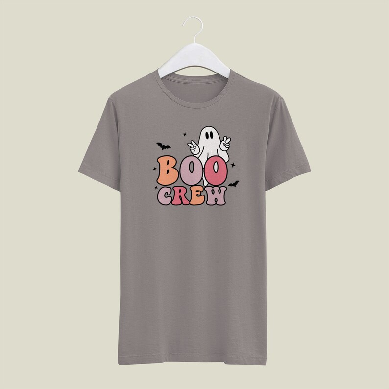 Boo Crew Groovy Svg Png, Family Kids Halloween Shirt Mug Svg, Boo Crew ...