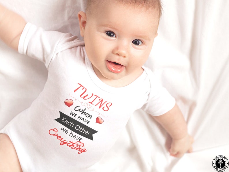 Twin Pregnancy Reveal Twin Baby Gift Ideas Twin Baby Shower Etsy