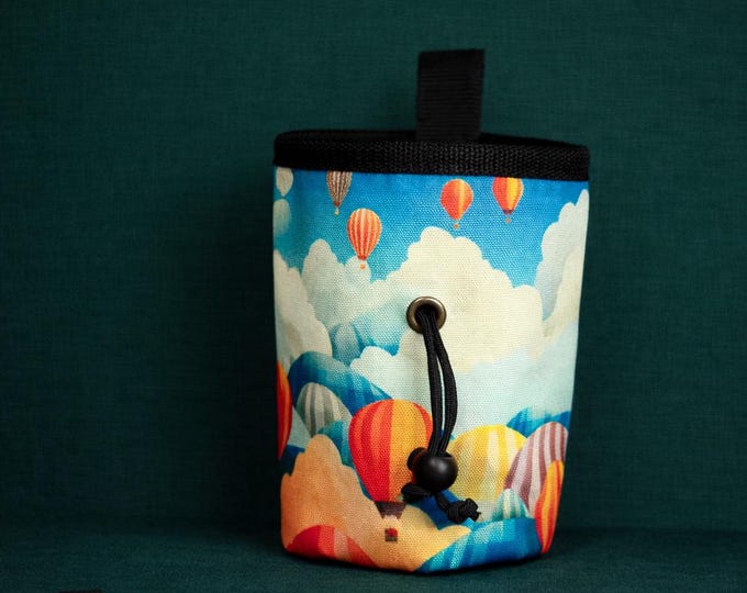 Hot Air Balloon Chalk Bag | Fly High on Every Climb