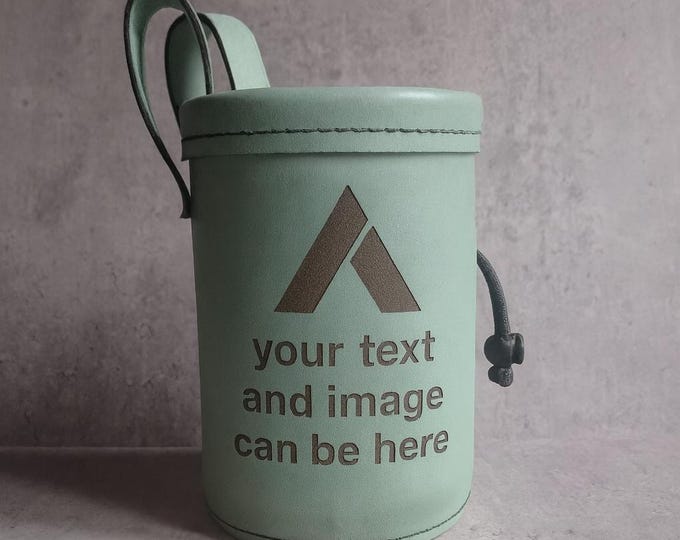Personalized Leather Chalk Bag, Custom Engraved Rock Climbing Gift,  Handmade Chalk Pouch