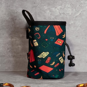 Camping & Bananas Chalk Bag  | For Climbers Who Camp, Climb, Snack
