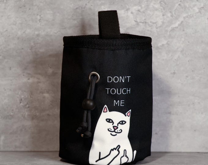 Cat Chalk Bag “Don’t Touch Me”  — Attitude On & Off the Wall
