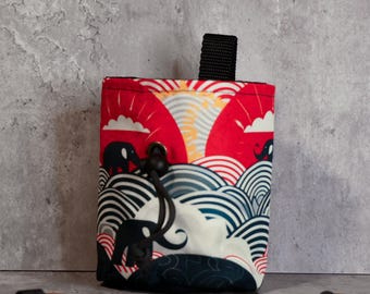 Rising Sun & Elephants Chalk Bag – Power, Peace, and Flow