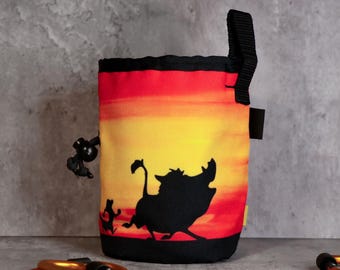 Hakuna Matata Chalk Bag – Sunset Vibes & Climbing Pride