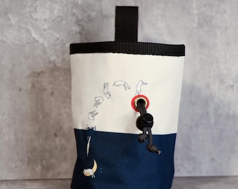 Acrobatic Cat Chalk Bag  | Grace in Motion