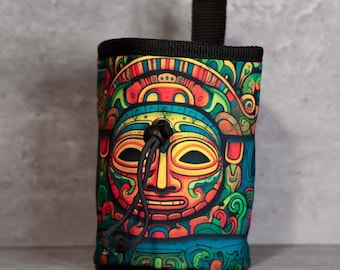 Tribal Spirit Chalk Bag — Guardian of the Crag