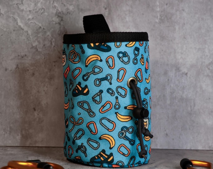 Chalk Bag "Climb All the Things!"– Bananas, Bolts & Boulder Vibes
