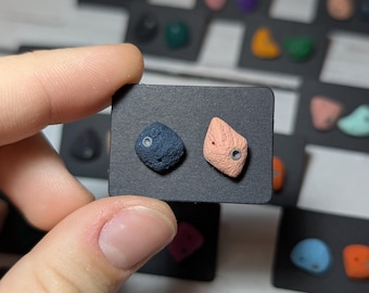 Tiny Holds, Climbing Inspired Earrings