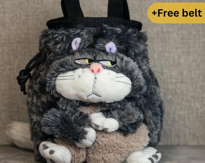 Plush Cat Chalk Bag