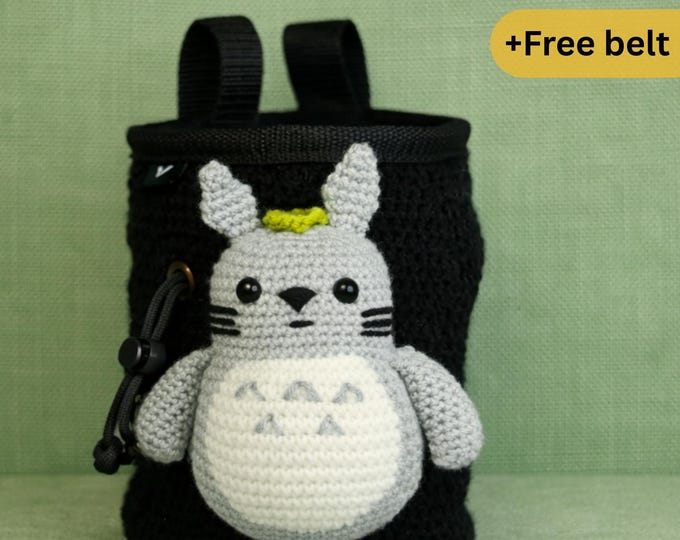 Totoro Crochet Chalk Bag
