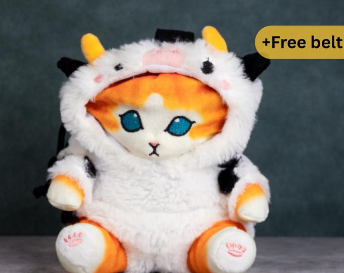 Plush chalk bag "Cow Cat"